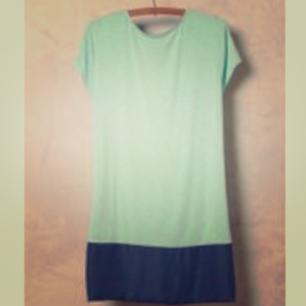 Anthropologie Dolan Left Coast Turq Hi-Lo Tee